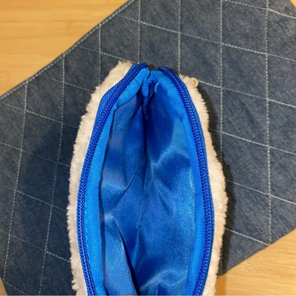 New American Eagle Quilted Laptop Sleeve Sherpa & Denim Bag Sleeve